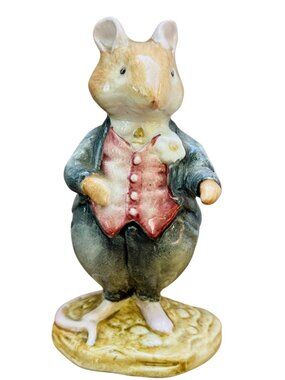 Royal Doulton Brambly Hedge Dusty Dogwood Figurine 1982 Ceramic Collectible